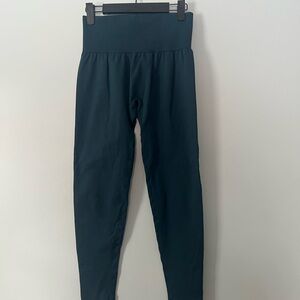 Women's High-Waisted Teal Leggings